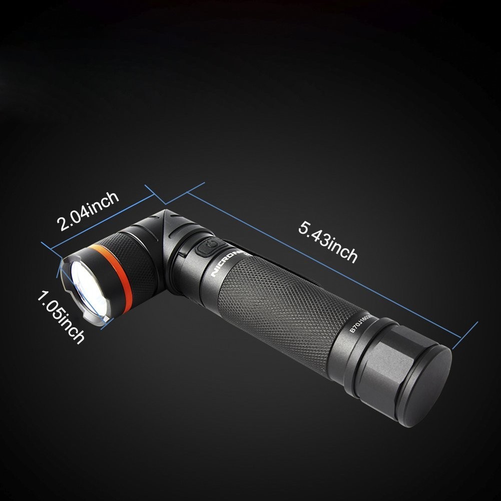 rechargerable  elbow flashlights with filter