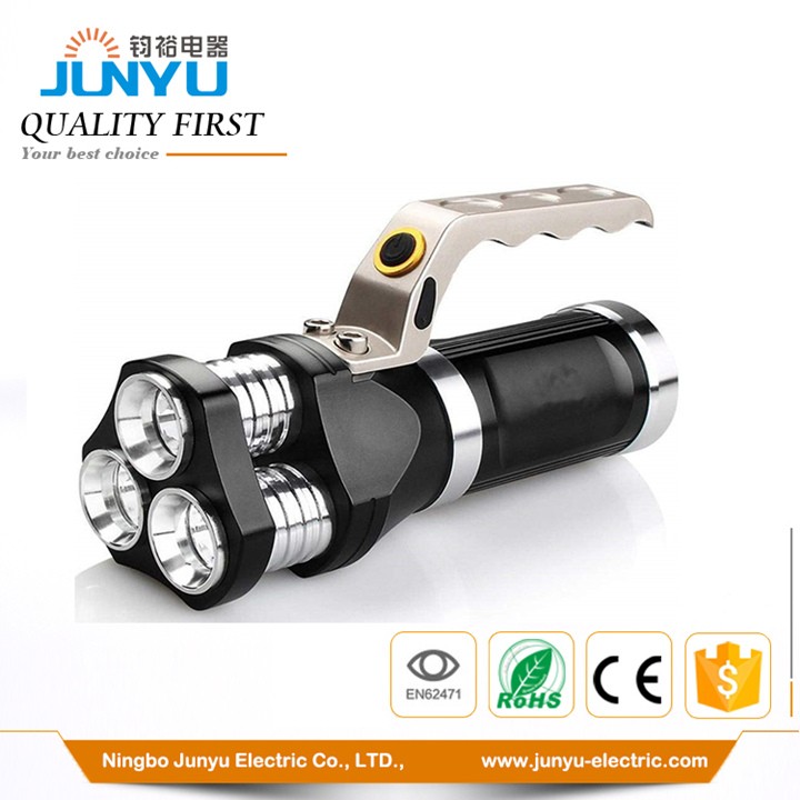 Rechargeable high power 3 CREE LED hand lamp spot light