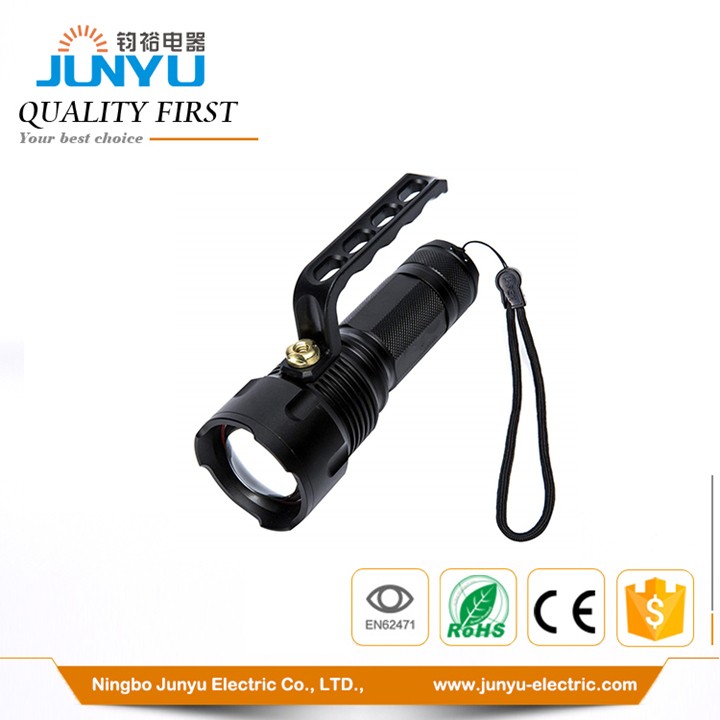 Rechargeable high power zoomable CREE LED hand lamp spot light
