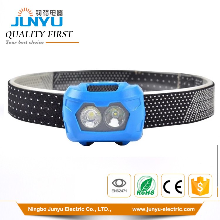 2 LED plastic head lamp with high powerful LED