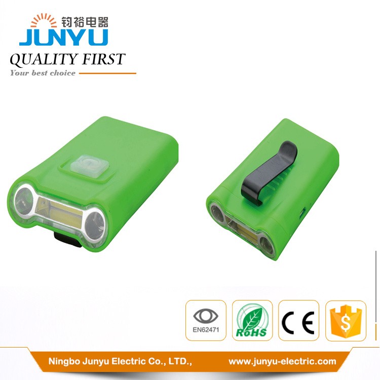 COB Hat clip lamp With inflarered sensor head lights