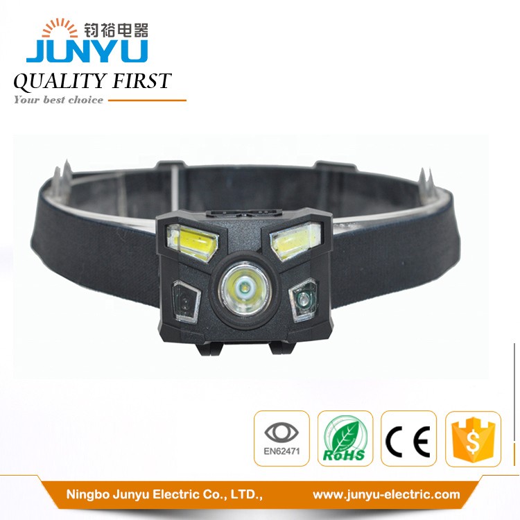 Rechargeable 3W COB 7  modes LED headlamp