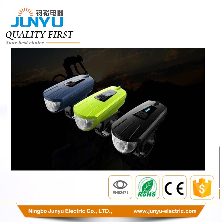 USB rechargerable bike light with loudspeaker