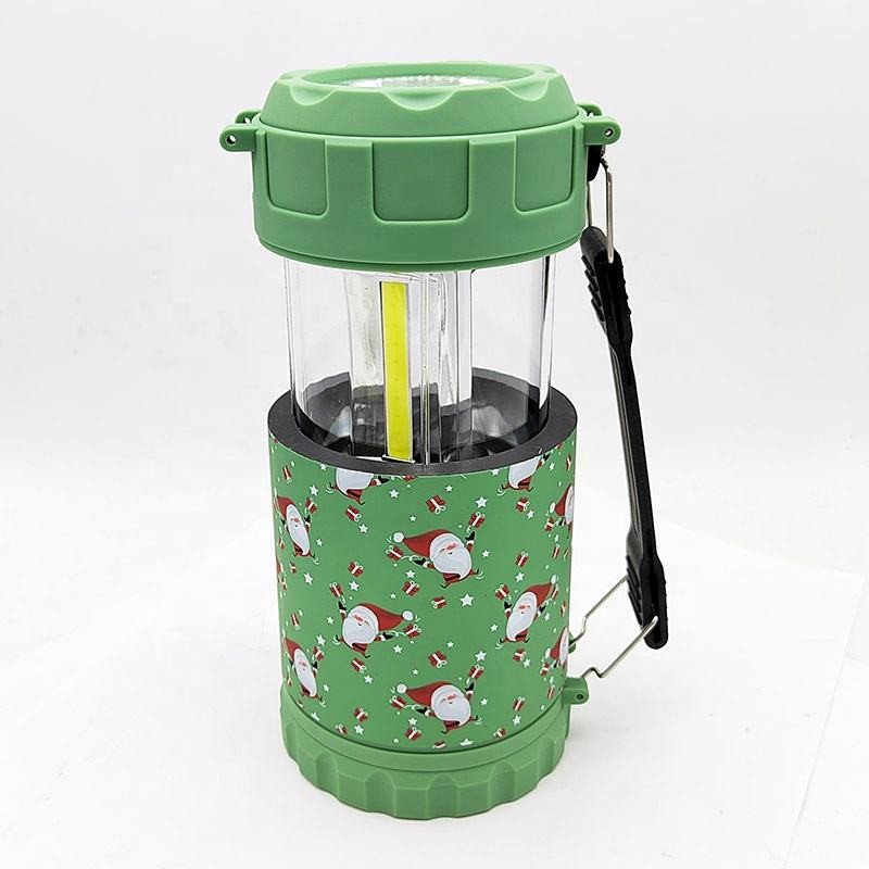 Color Tent Light Custom Portable Extendable Switch 3AA Dry Battery Outdoor Lamp