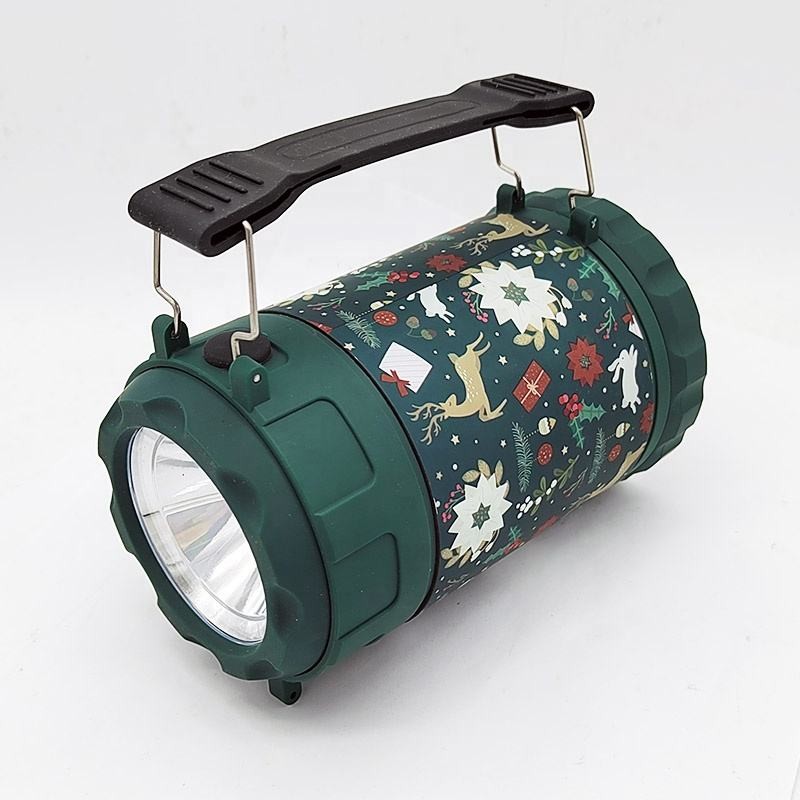 Color Tent Light Custom Portable Extendable Switch 3AA Dry Battery Outdoor Lamp