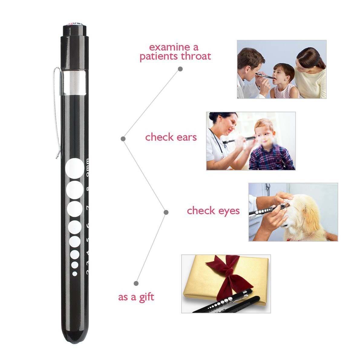 aluminum flashlight pen light JY-New 001
