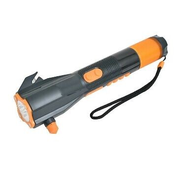 Plastic Rechargerable radio flashlight car  torch JY-New 011