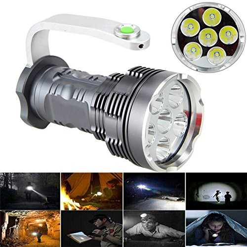 Rechargeable high power 5CREE LED hand lamp spot light