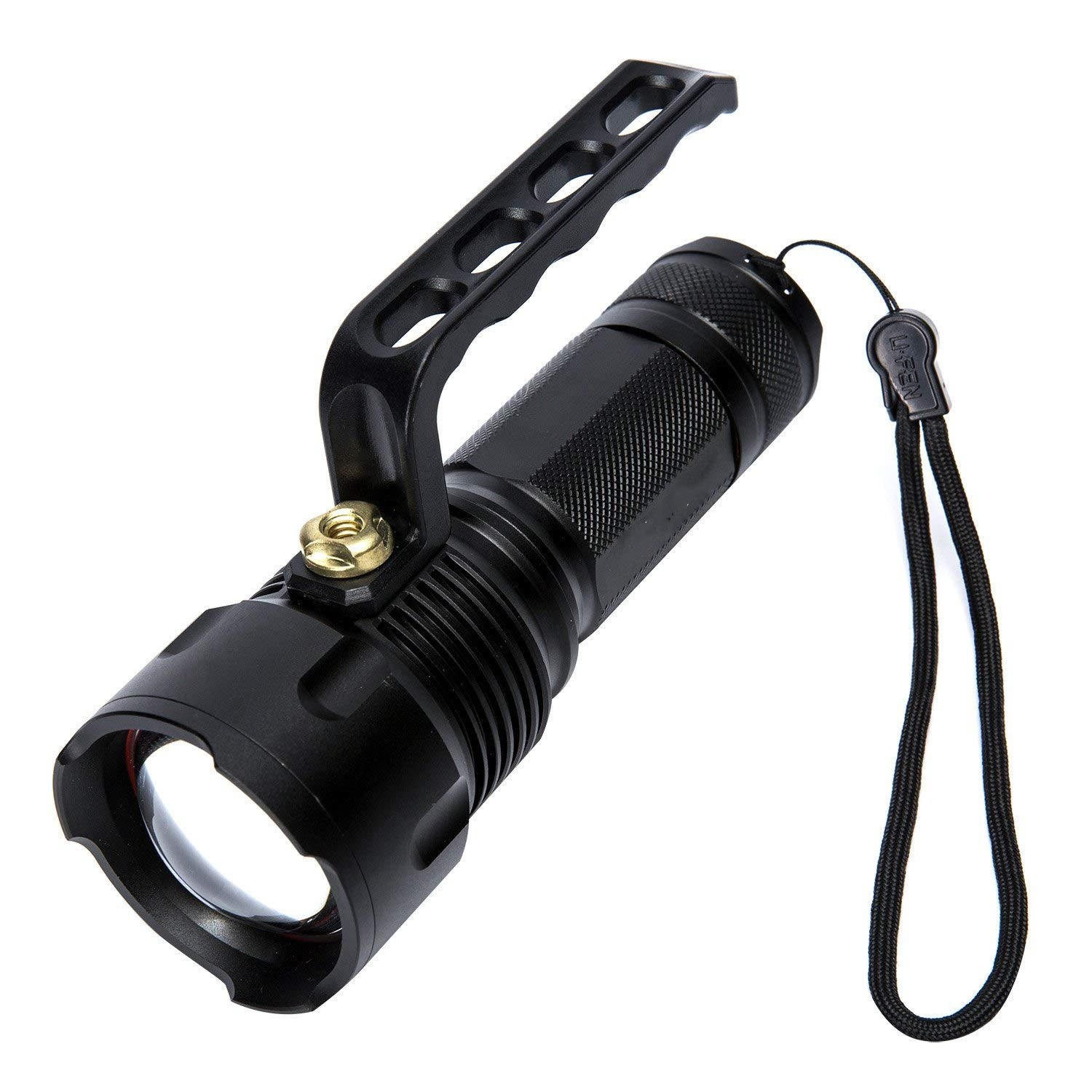 Rechargeable high power zoomable CREE LED hand lamp spot light